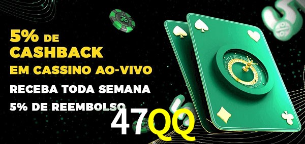 Promoções do cassino ao Vivo 47QQ